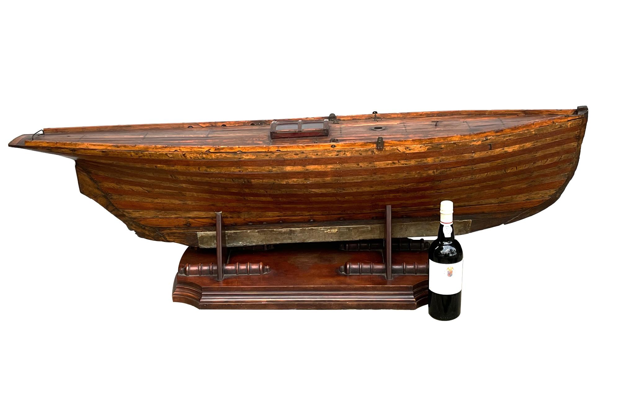 Nord-américain Grande charrette de bateau ou de yacht de bassin de la fin du XIXe siècle en vente