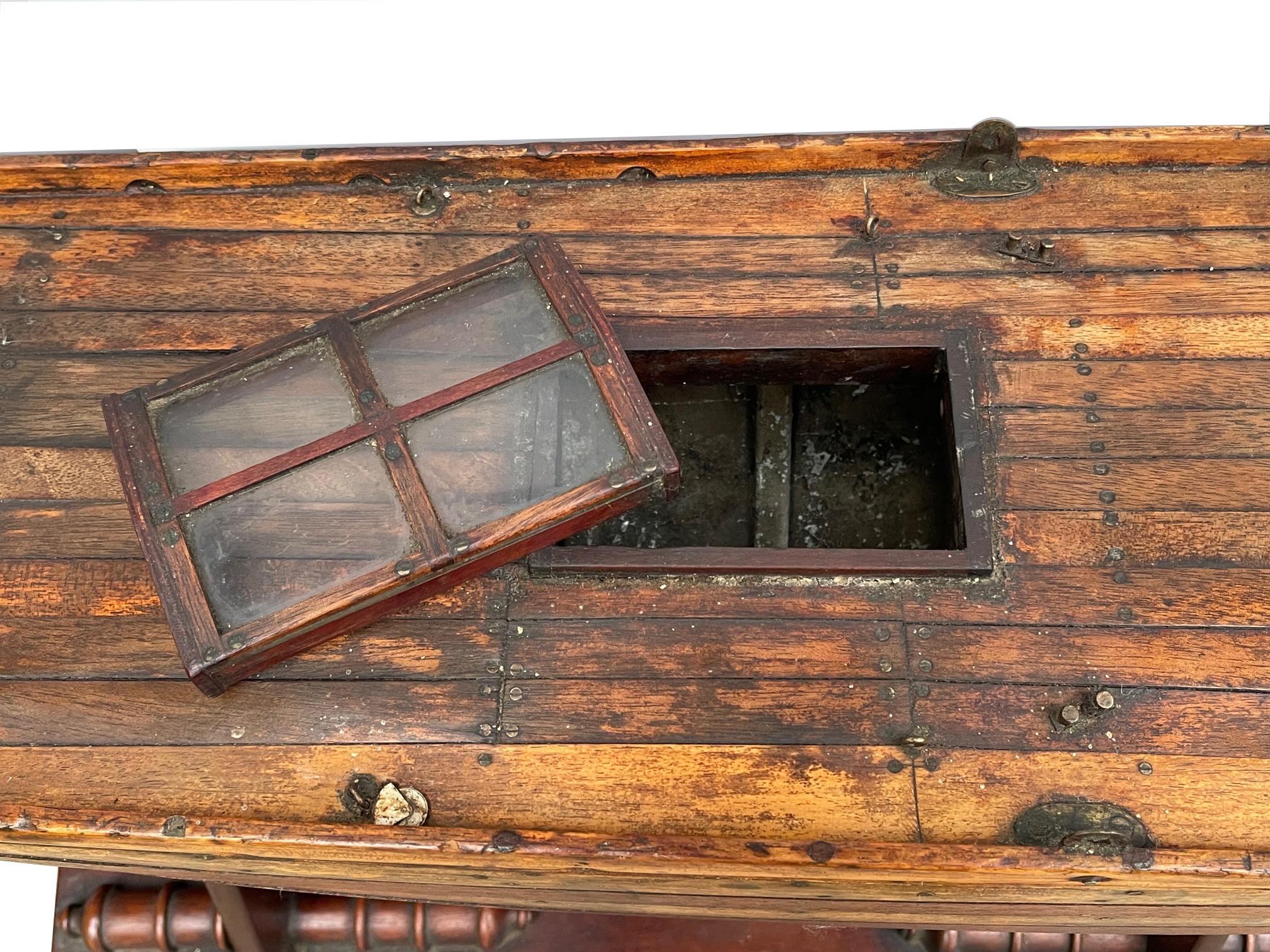 wooden ship hull