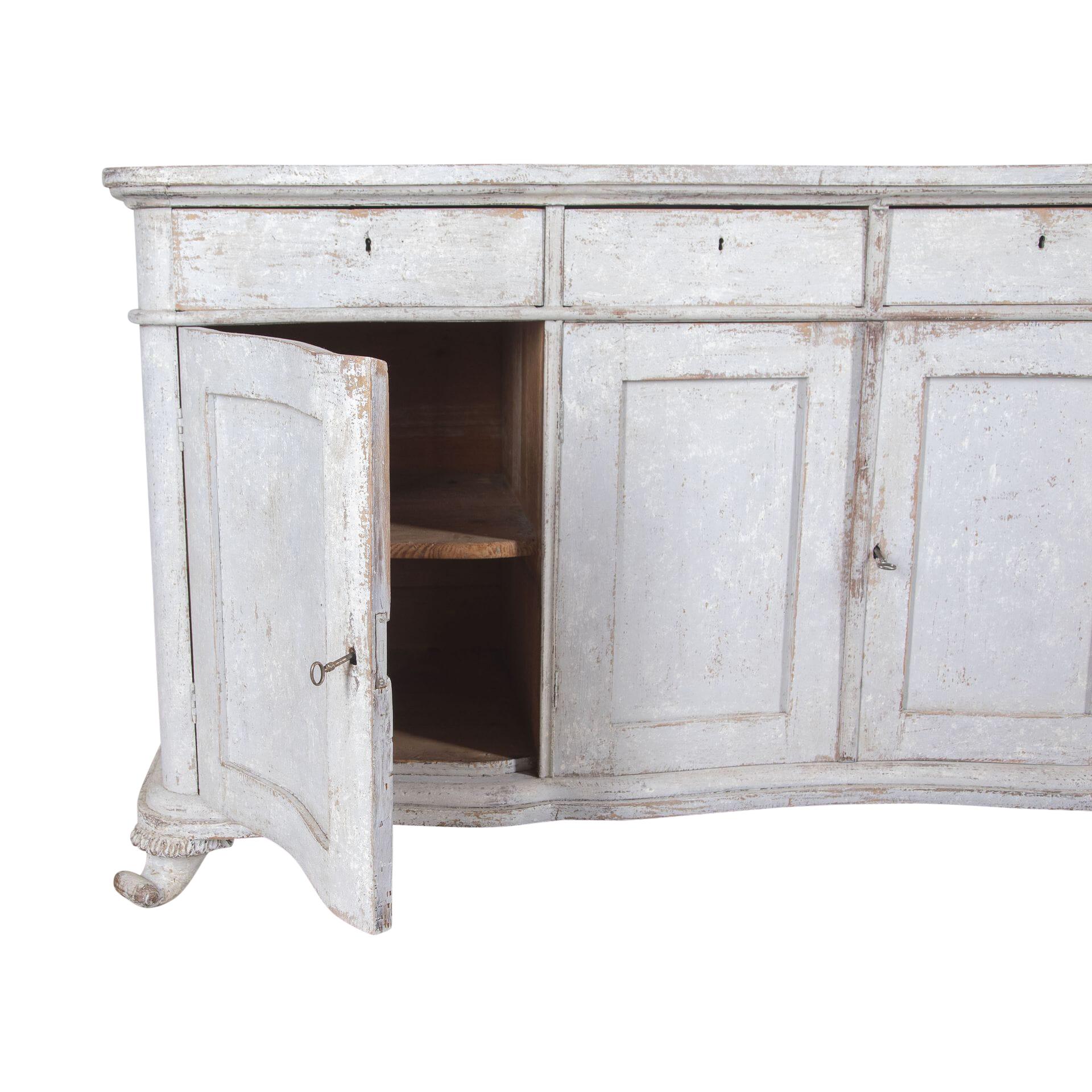 Large Late 19th Century Swedish Buffet For Sale 1