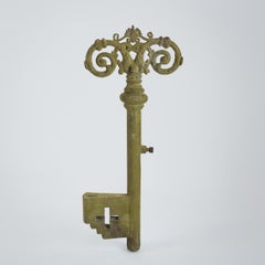 Large Late 19th or Early 20th Century Zinc Locksmith Trade Sign