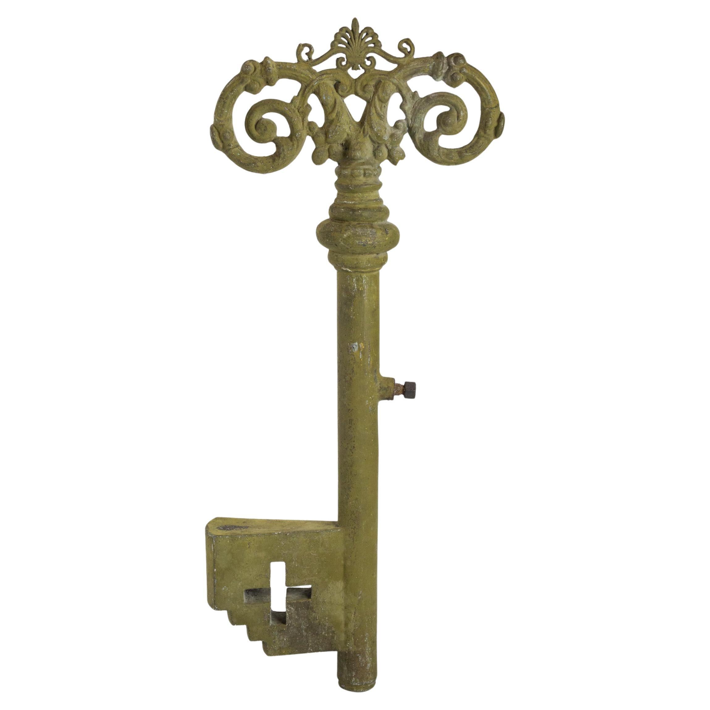 Large Late 19th or Early 20th Century Zinc Locksmith Trade Sign