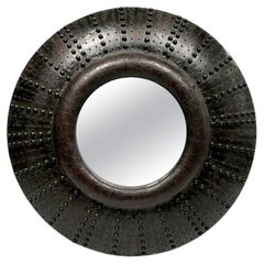 Large late 20th Century Circular mirror