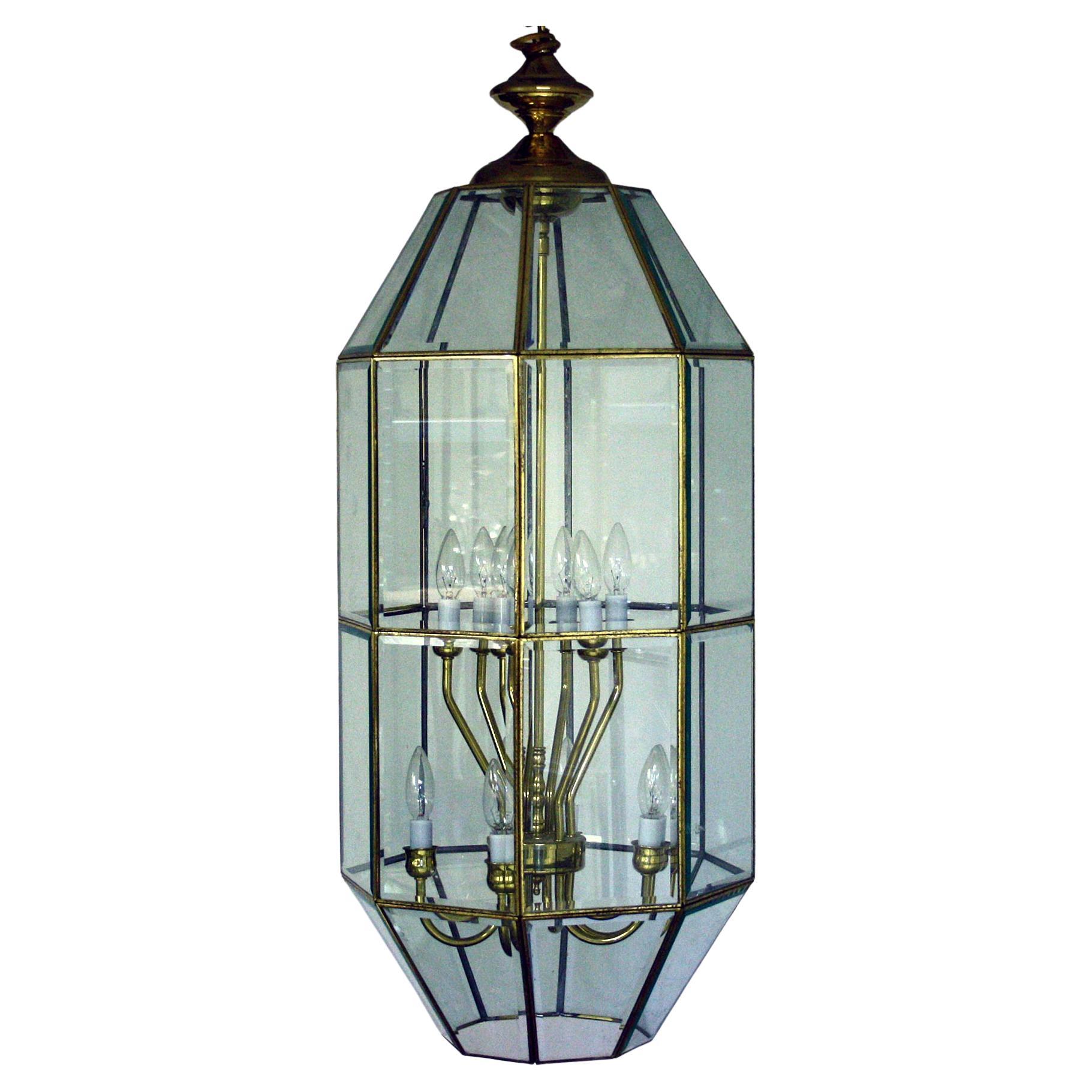 Large Late 20th Century Lantern For Sale