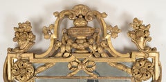 Large Late Louis XV Giltwood Mirror