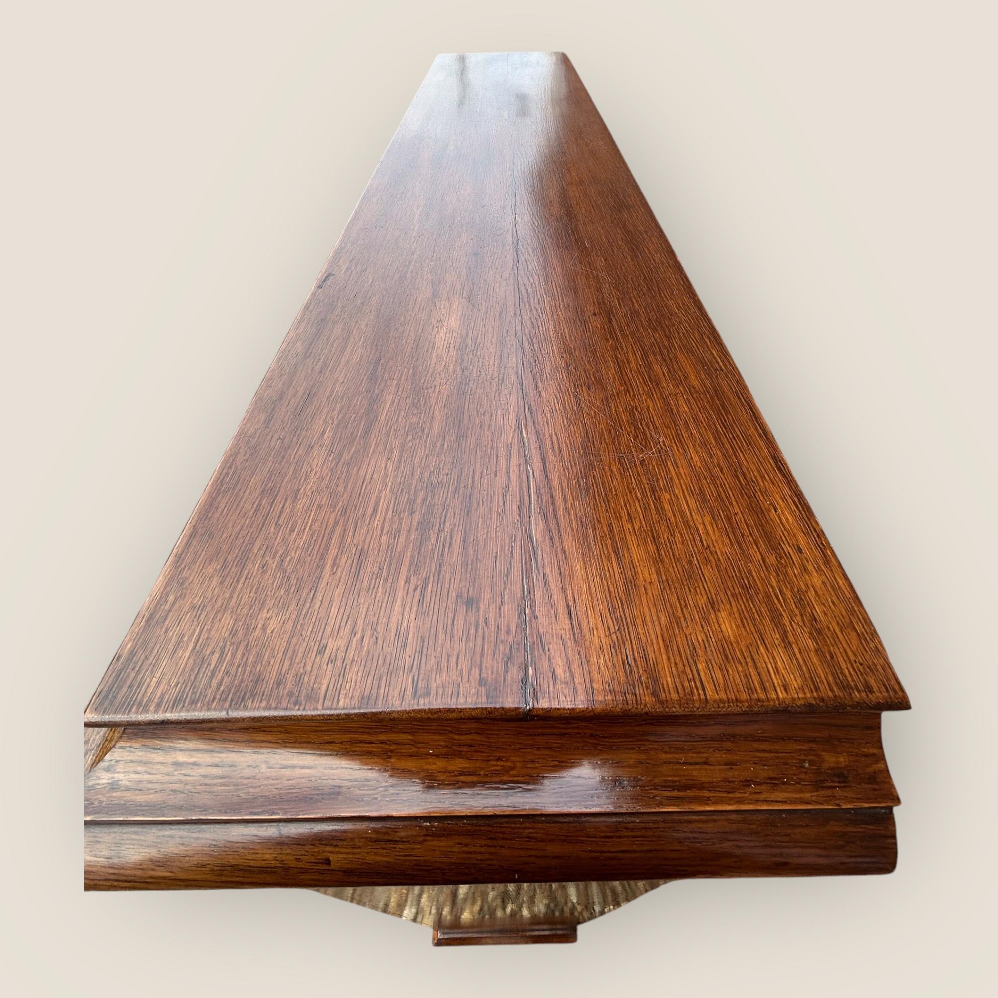 XIX secolo Grande libreria a giorno tardo-vittoriana in Oak Oak in vendita