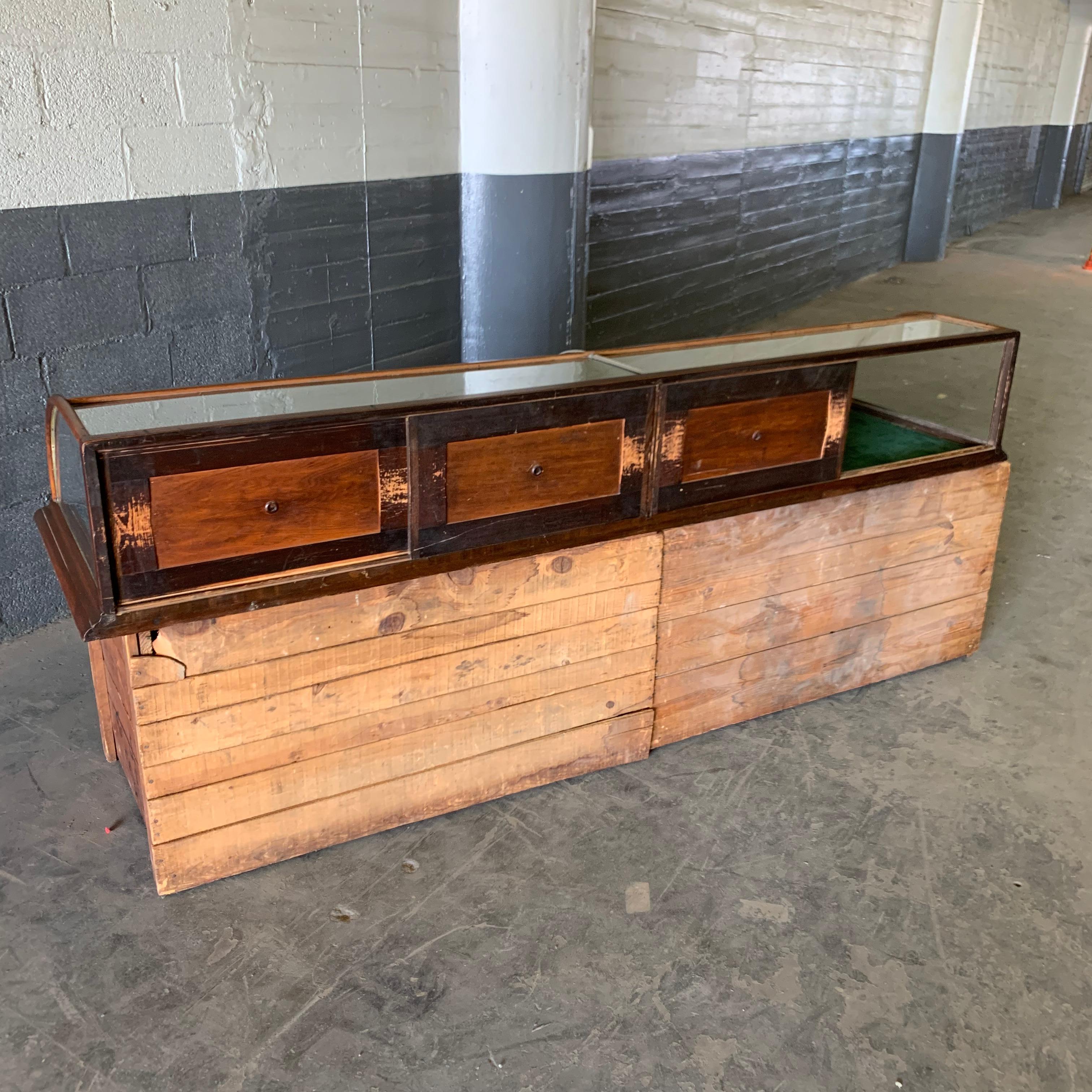 Large Late Victorian Shop Display Case, Museum, Collector’s Cabinet 8