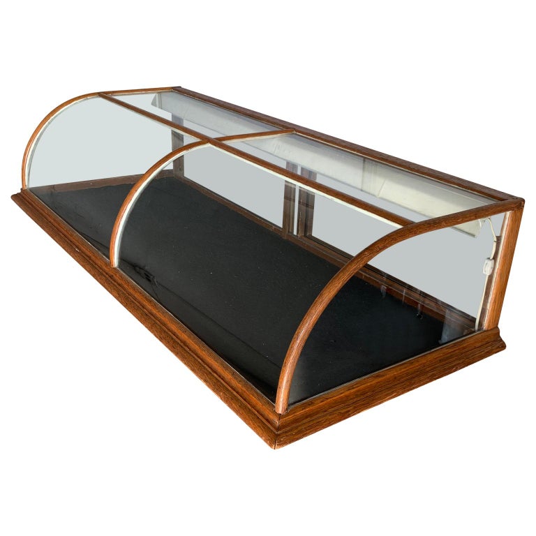 Pair Large Late Victorian Shop Display Case, Museum, Collector’s