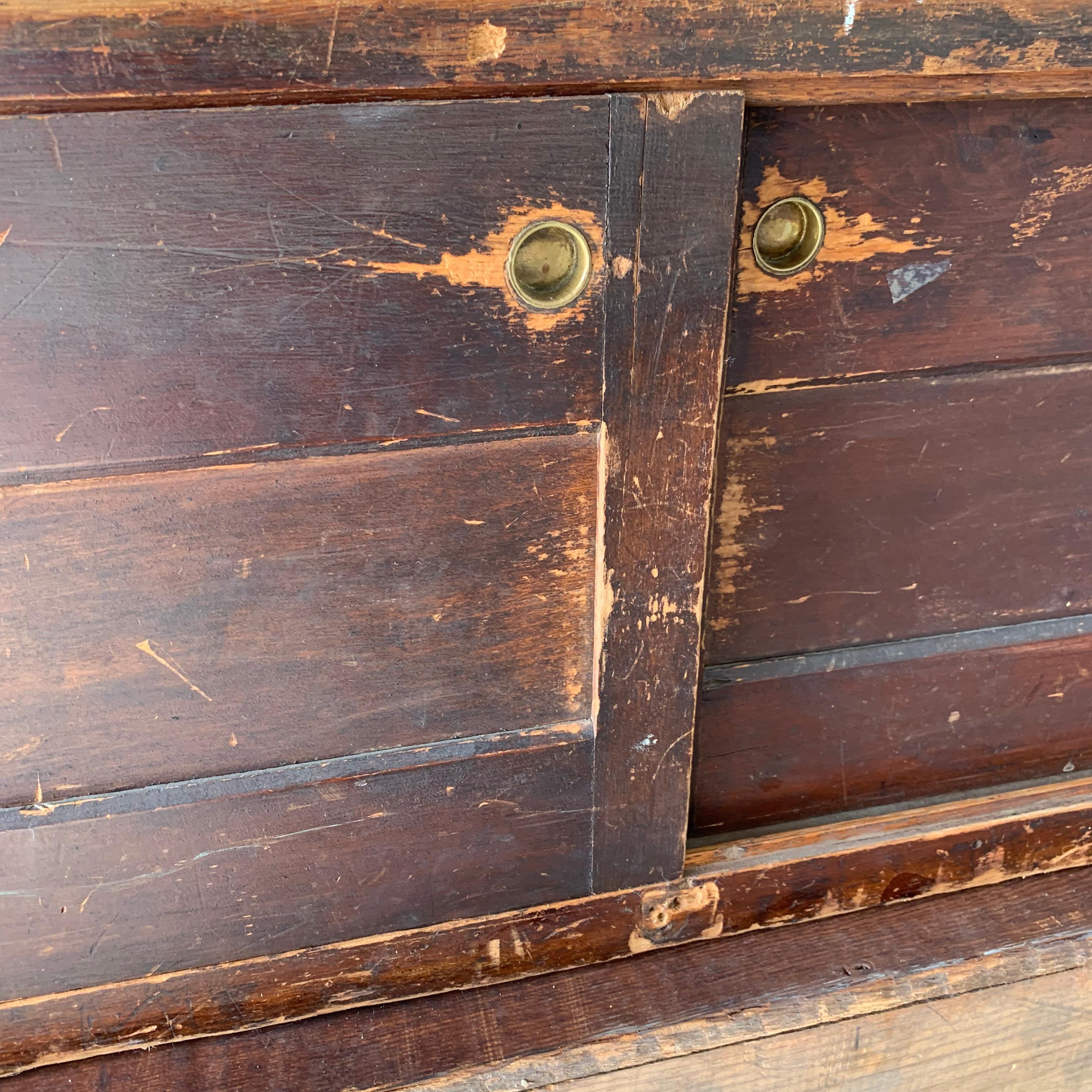 Pair of Large Late Victorian Shop Display Case, Museum, Collector’s Cabinets In Good Condition In Haddonfield, NJ