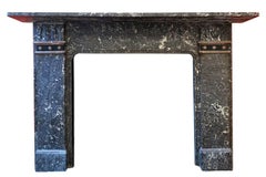 Large Late Victorian St Anne Marble Chimneypiece
