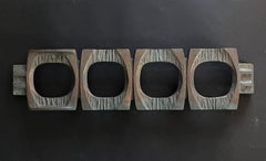 Maniglia per porta a spinta laterale grande in bronzo fuso