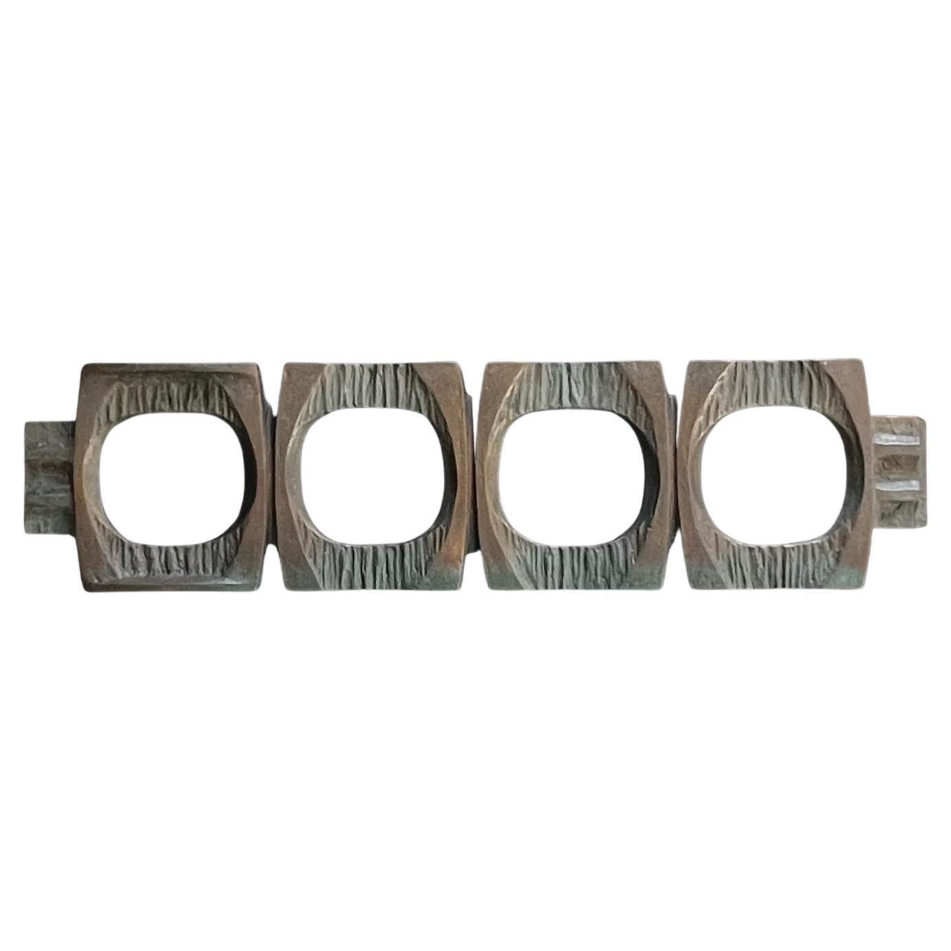 Gran Tirador Lateral de Bronce Fundido