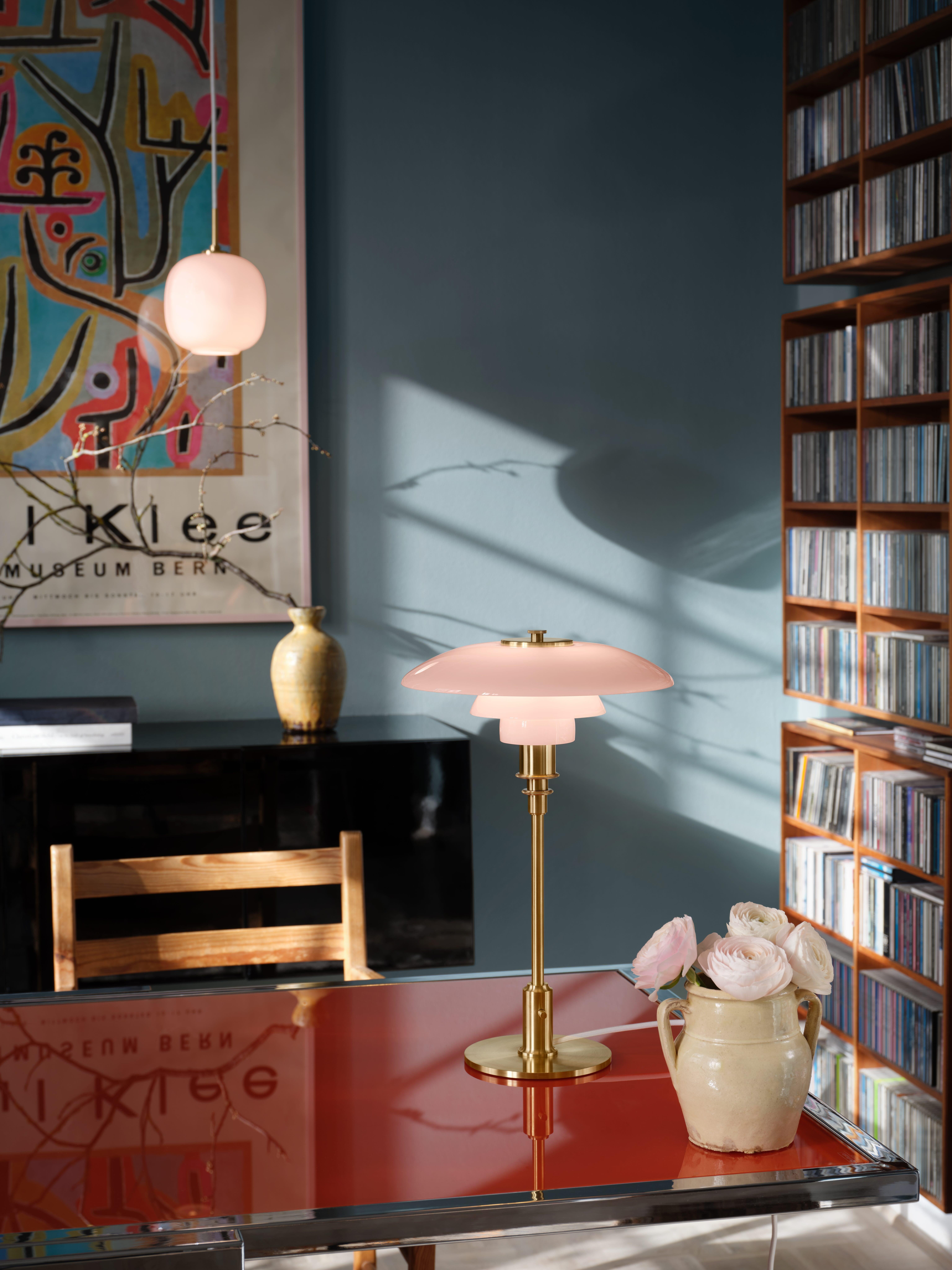 Large Lauritzen VL45 'Radiohus' Pendant in Pale Yellow Glass for Louis Poulsen For Sale 2
