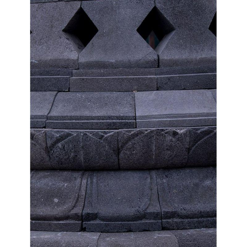 Large Lavastone Stupa from Indonesia For Sale 7