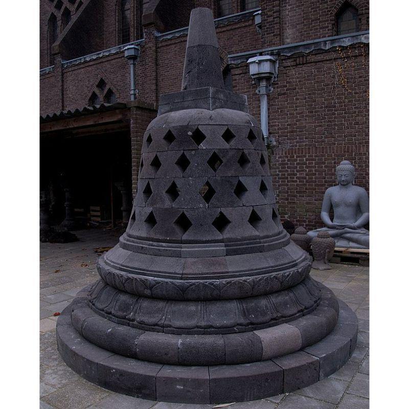 Indonesian Large Lavastone Stupa from Indonesia For Sale