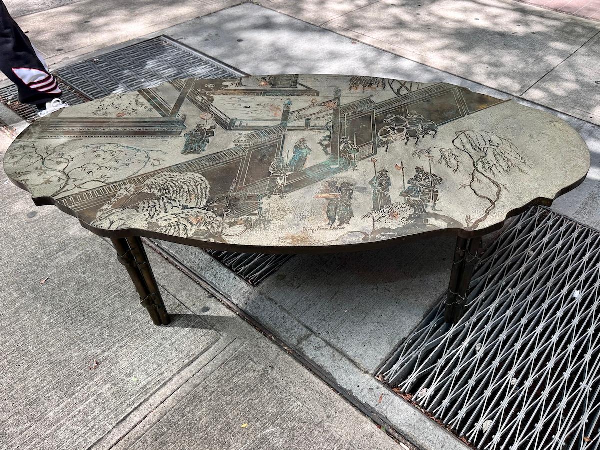 Metal Large Laverne Coffee Table For Sale