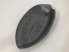 Large Leaf Ceramic Plate by Valentine Schlegel, 2001