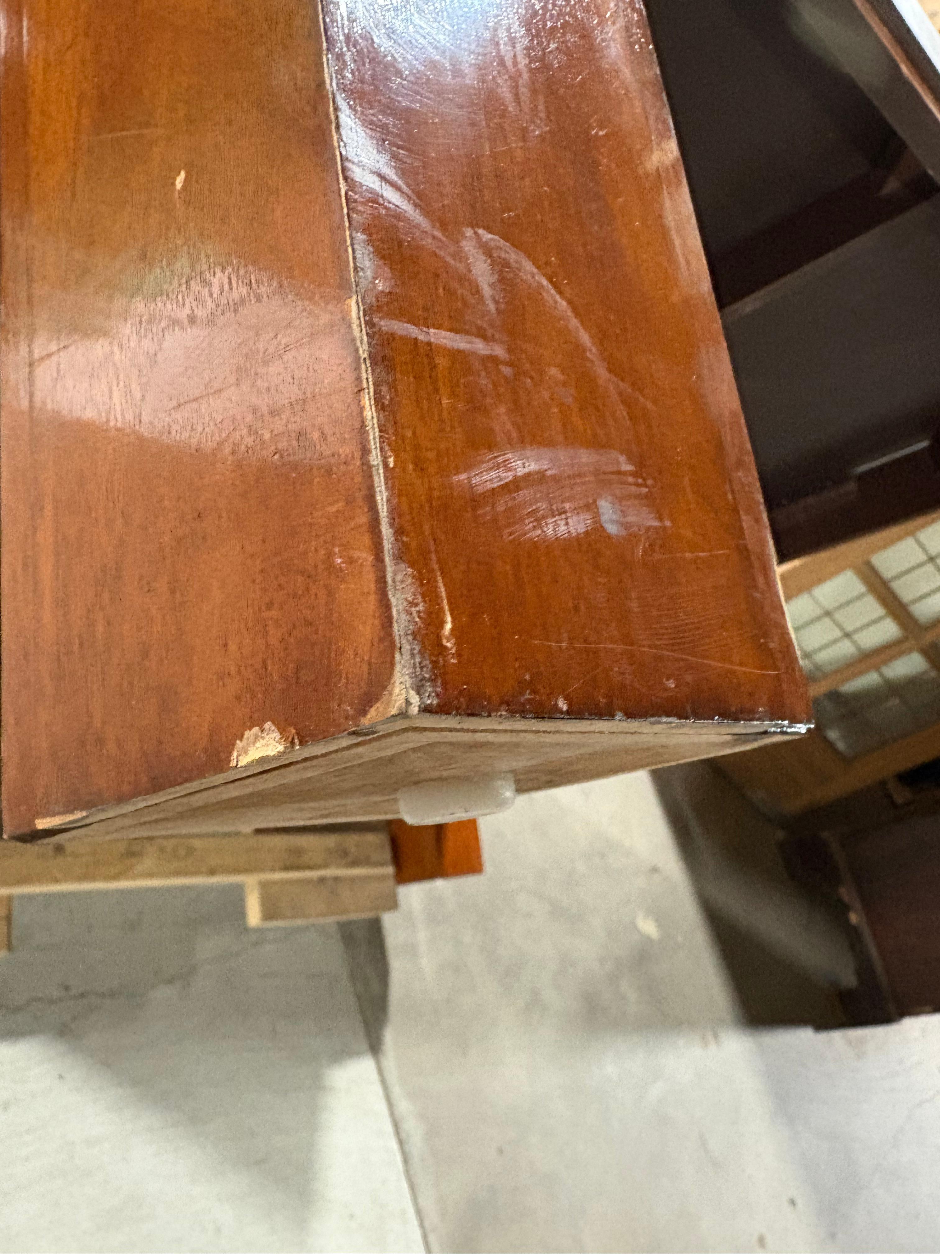 Large Leather Coffee Table by Ralph Lauren In Good Condition In Philadelphia, PA