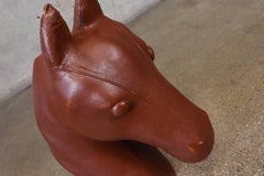 Large Leather Dimitri Omersa Style Horse Head