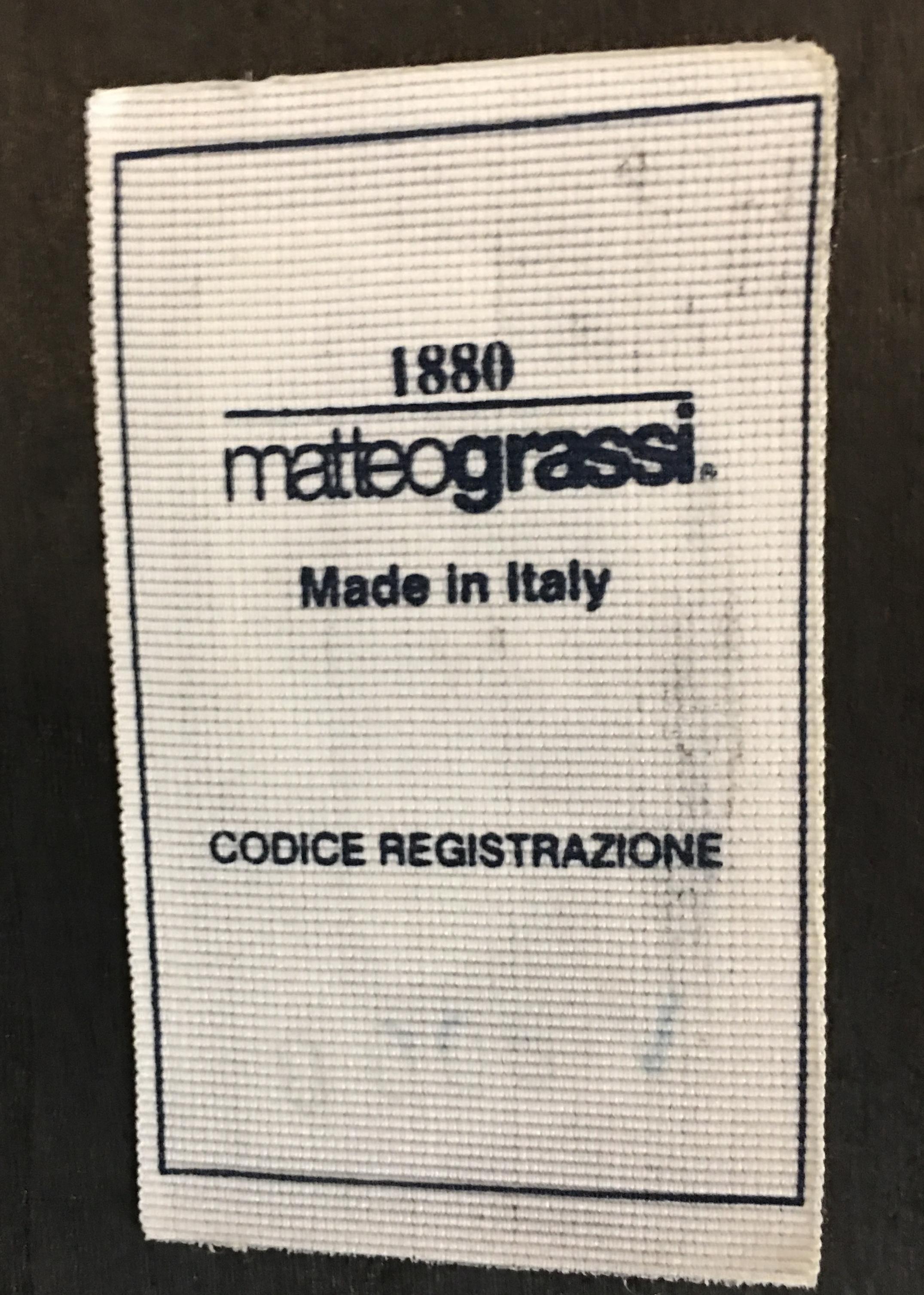 Très grand pouf en cuir de Matteograssi, Italie en vente 1