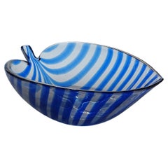 Large Leave Bowl by Tyra Lundgren for Venini 1930s