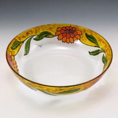 Large Legras Enamelled Bowl, c1925
