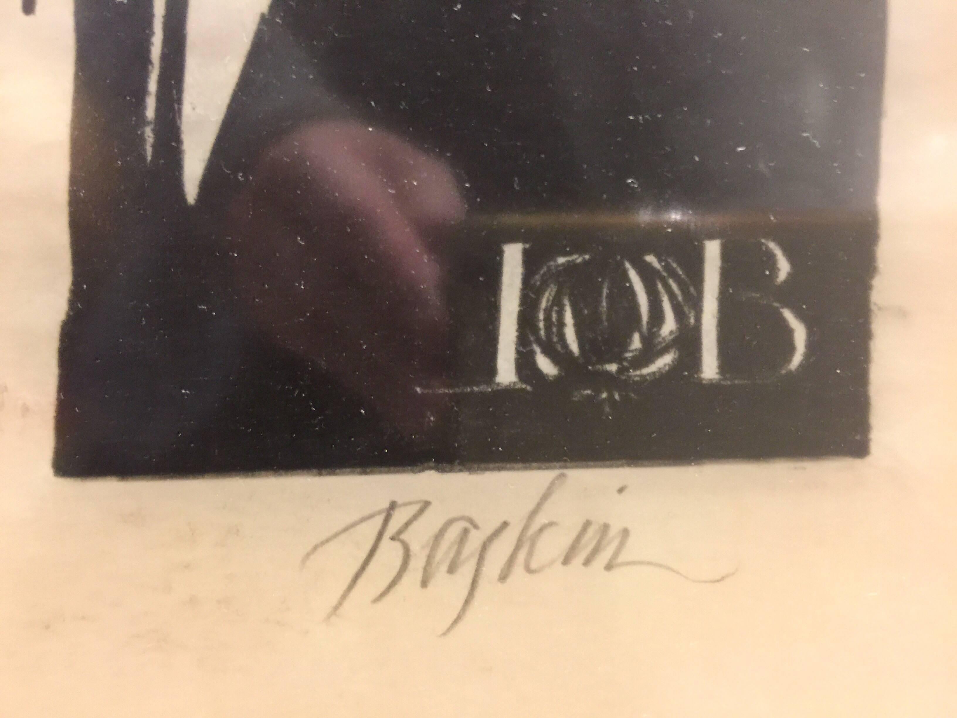 Carta Grande xilografia di Leonard Baskin 
