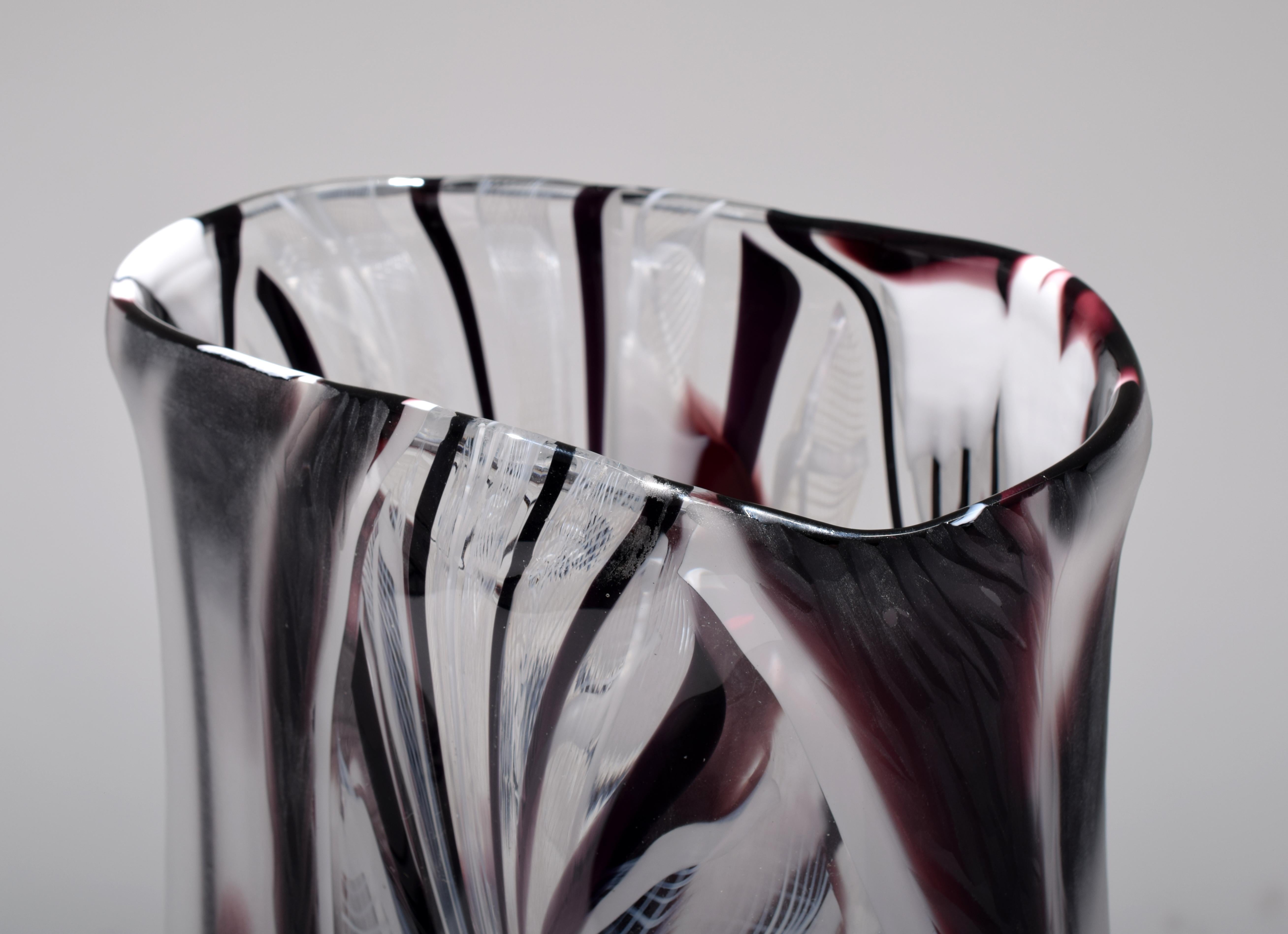 Grande vaso Leone Panisson, Murano in vendita 4