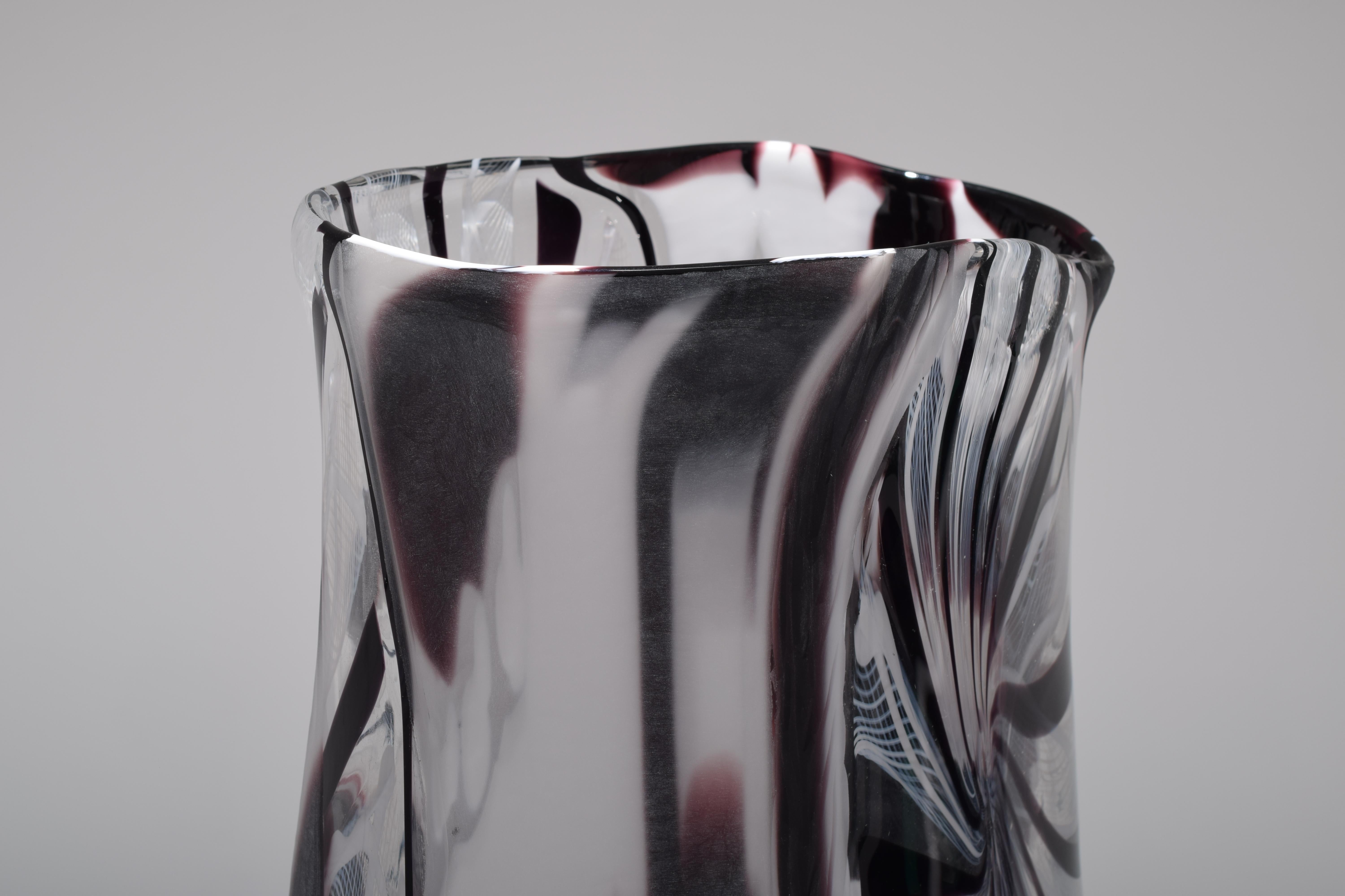 Grande vaso Leone Panisson, Murano in vendita 5