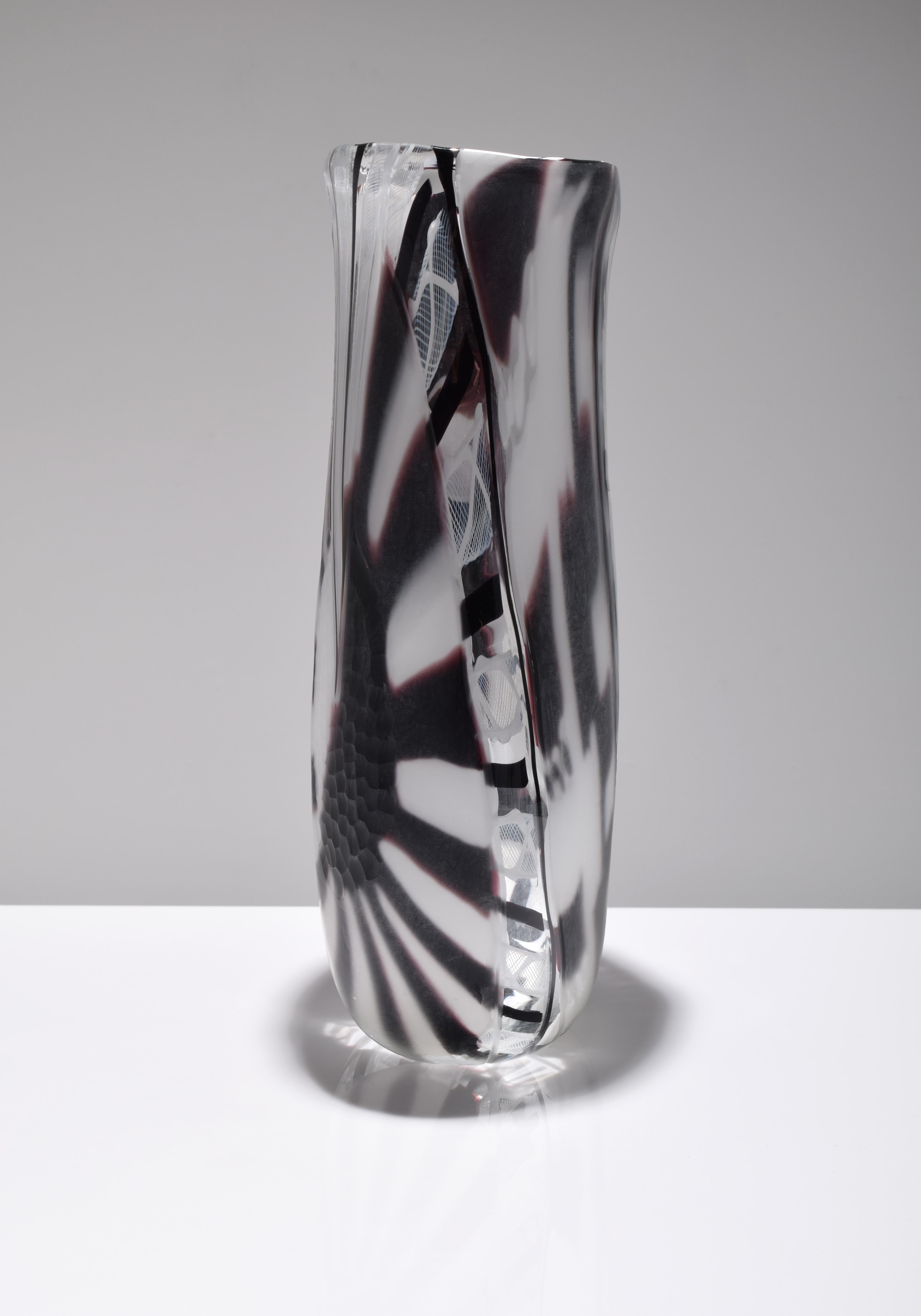 Italiano Grande vaso Leone Panisson, Murano in vendita