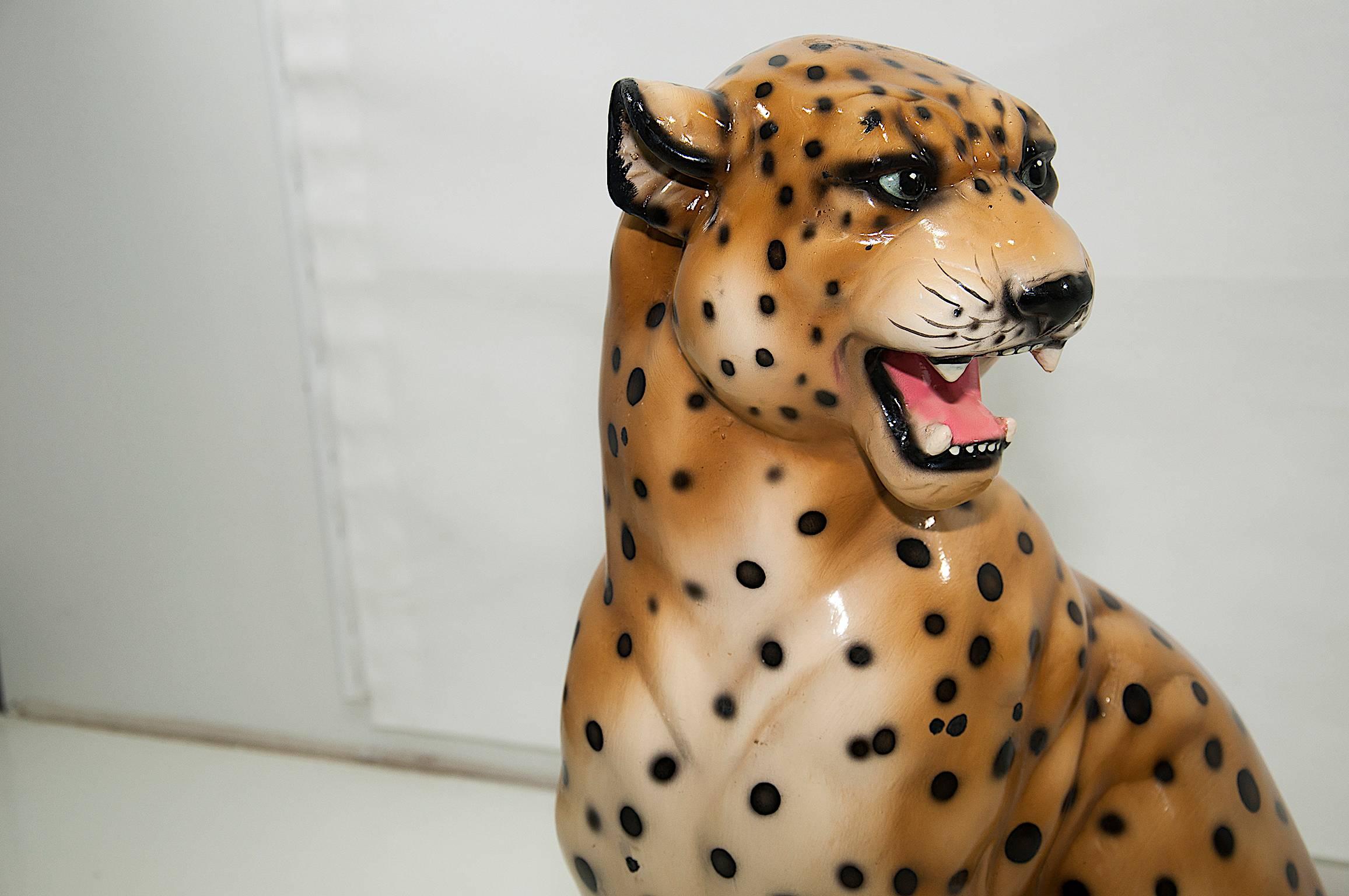 leopard ceramic