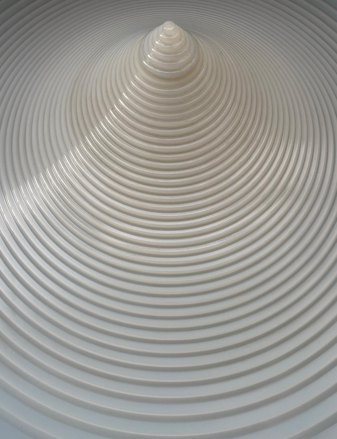 Gran aplique/plafón de cristal sombreado Leucos, años 60 en venta 8