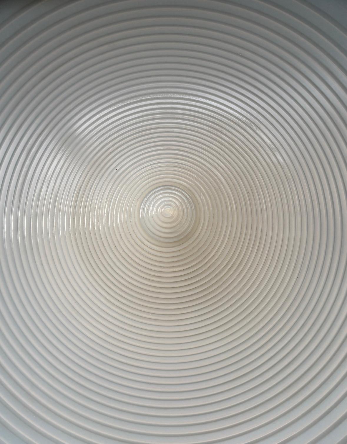 Gran aplique/plafón de cristal sombreado Leucos, años 60 en venta 11