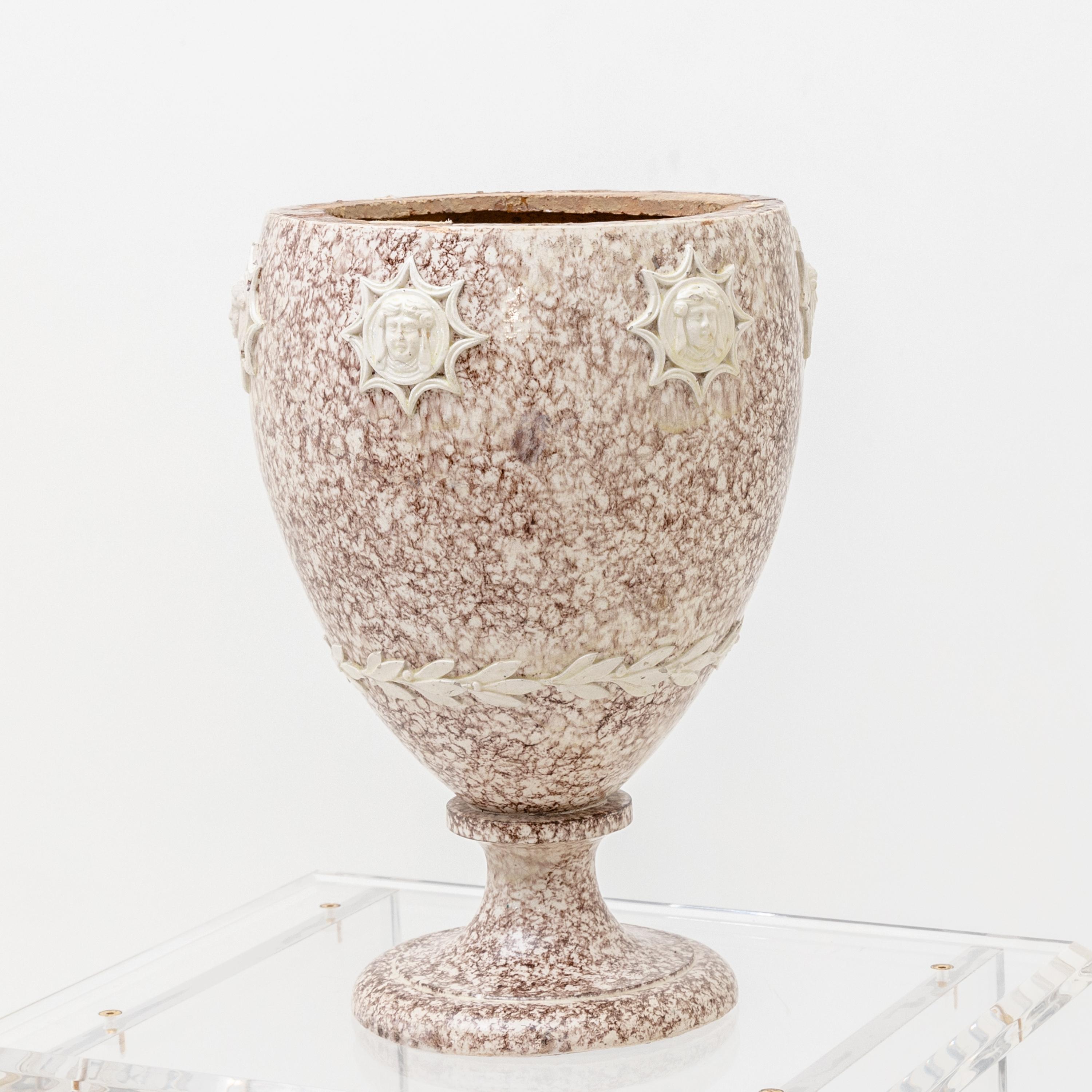 Early 19th Century Large Lidded Ceramic Vase, Probably, Austria, circa 1800