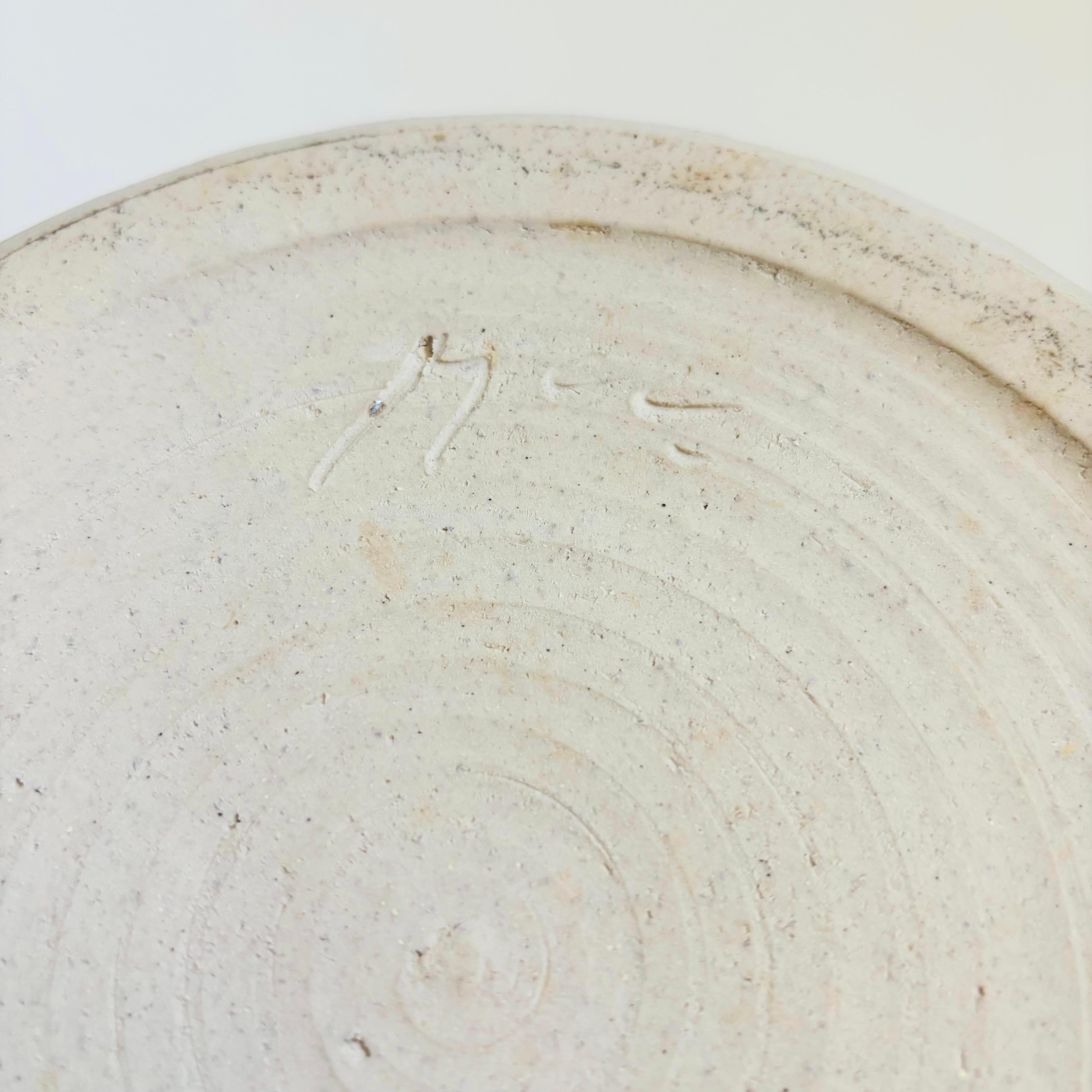 Grand bol de service à couvercle Studio Pottery en vente 3