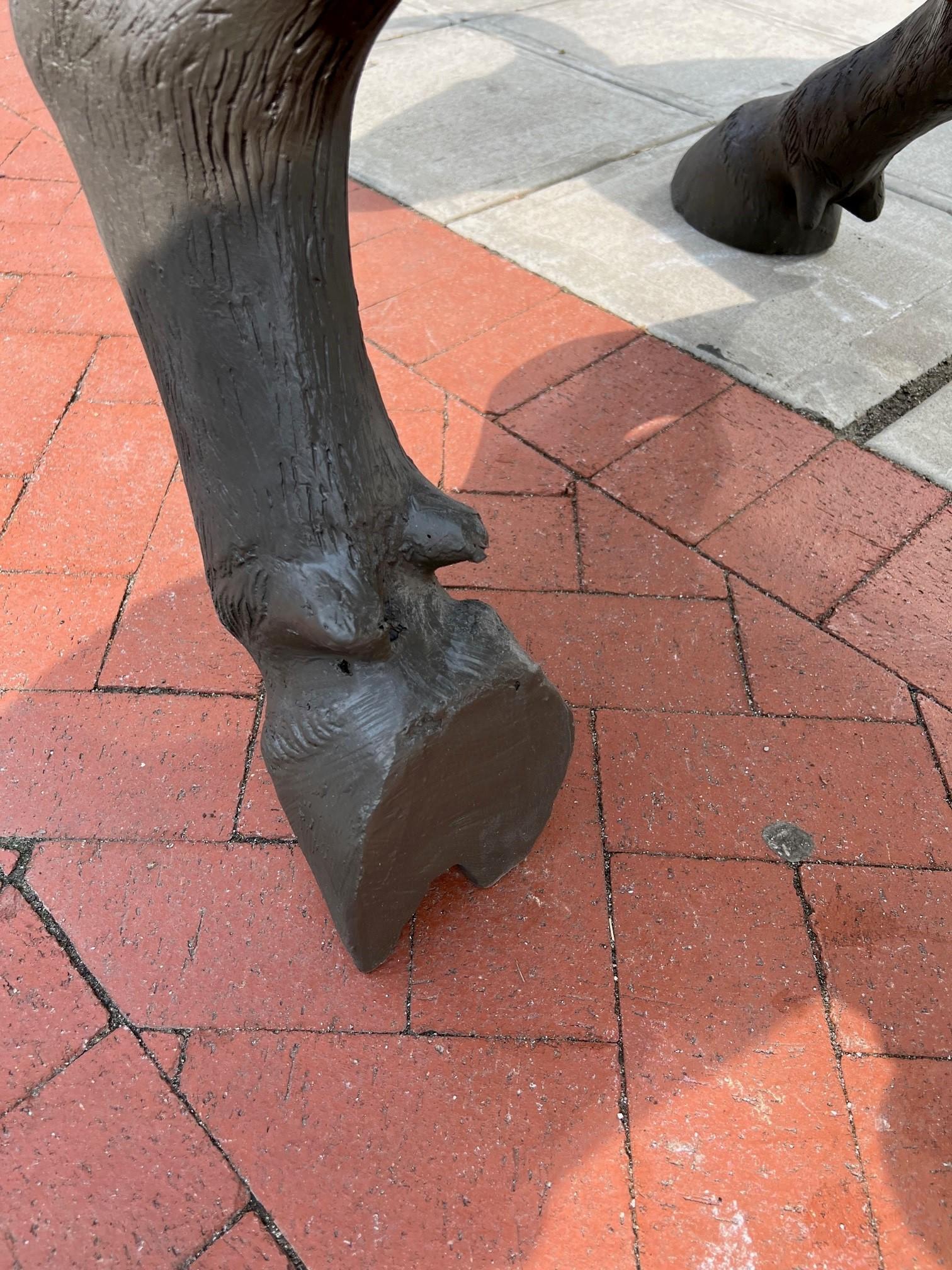 Large Life Size Charging Bull Statue Fiberglass For Sale 10