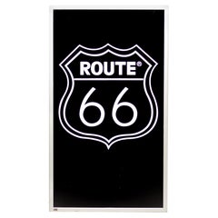 Vintage Large Light Box Route 66