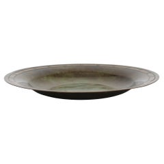 Large Light-Bronze Bowl designed by Just Andersen, Denmark