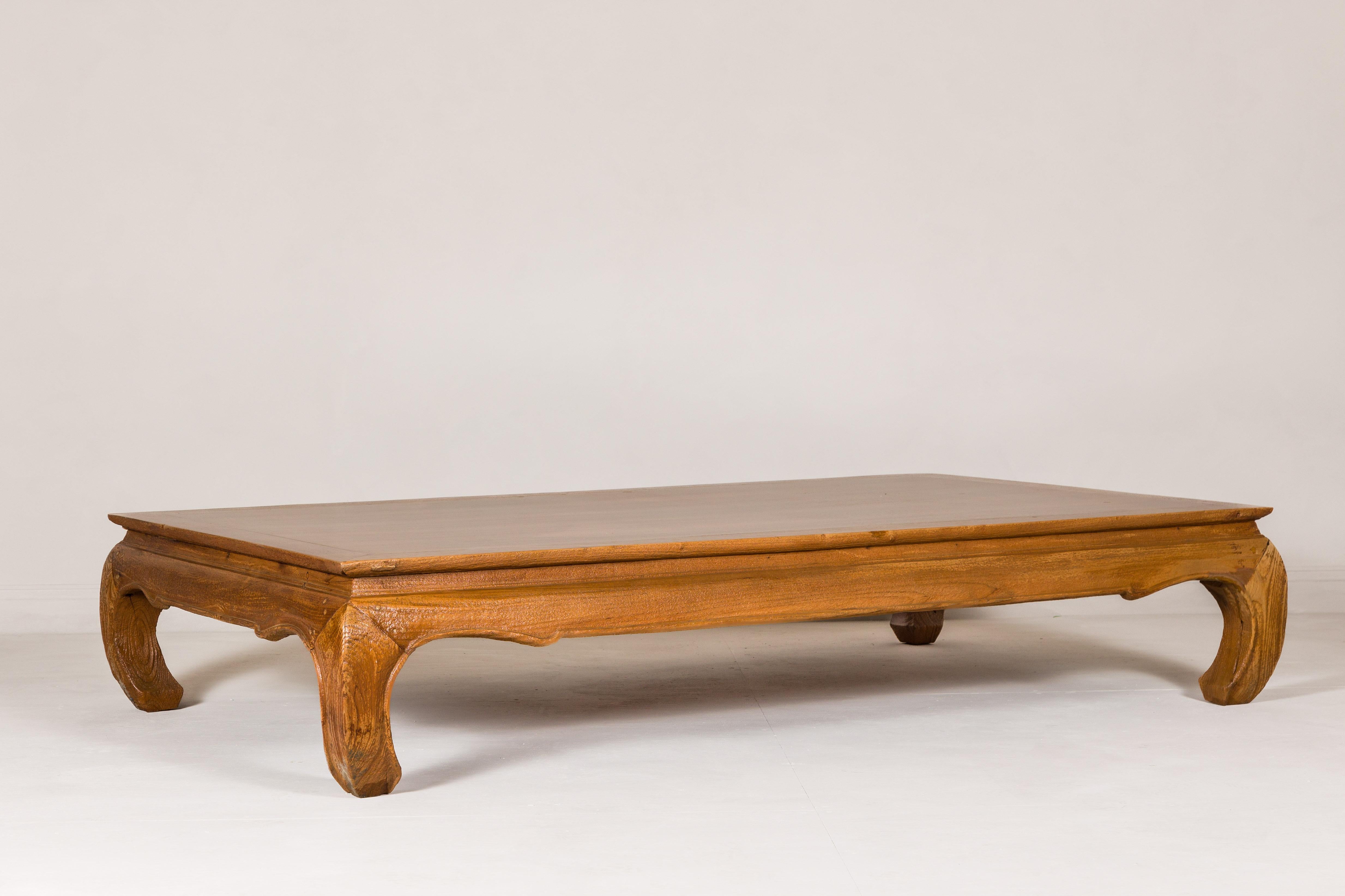 large light wood coffee table