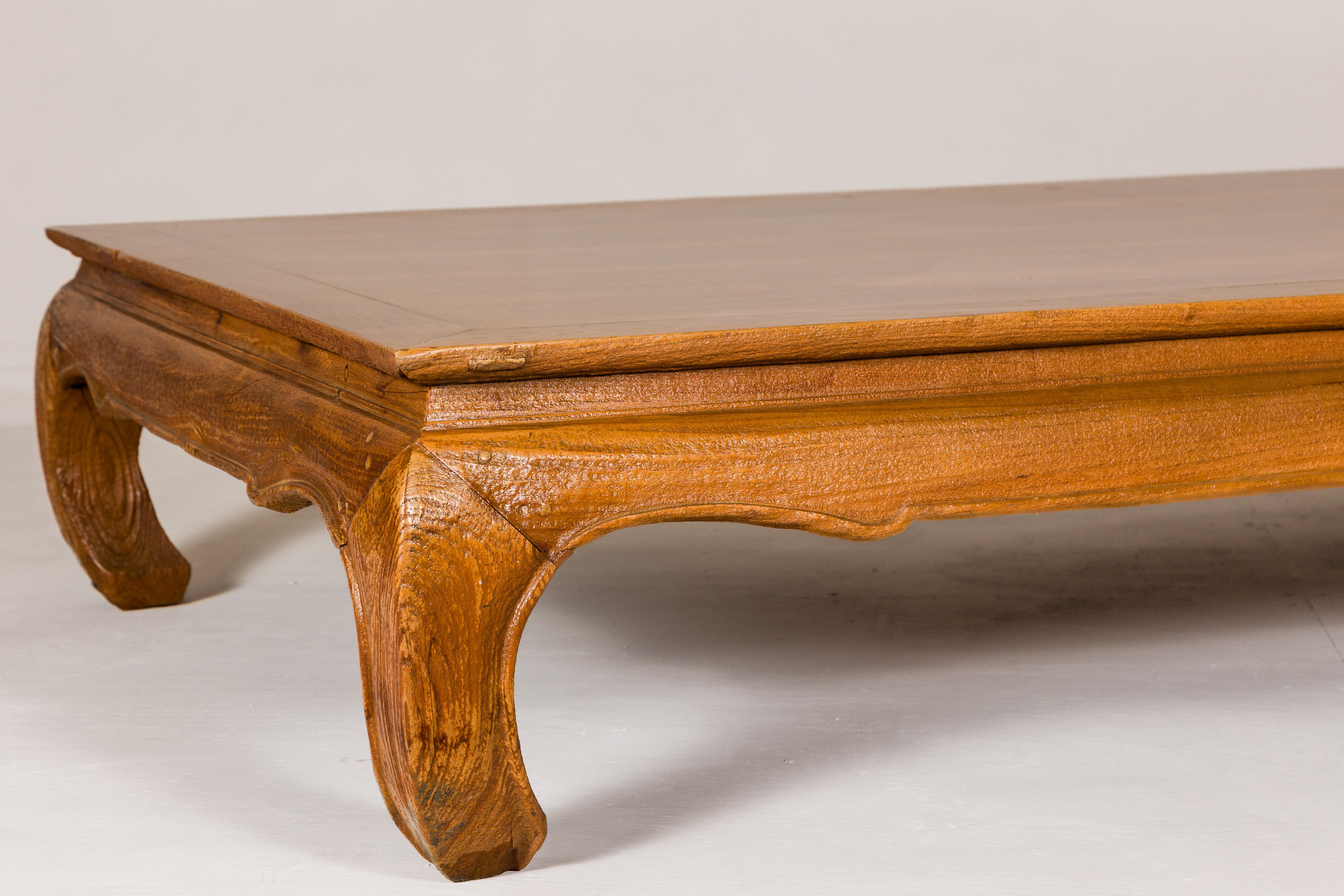large light wood coffee table