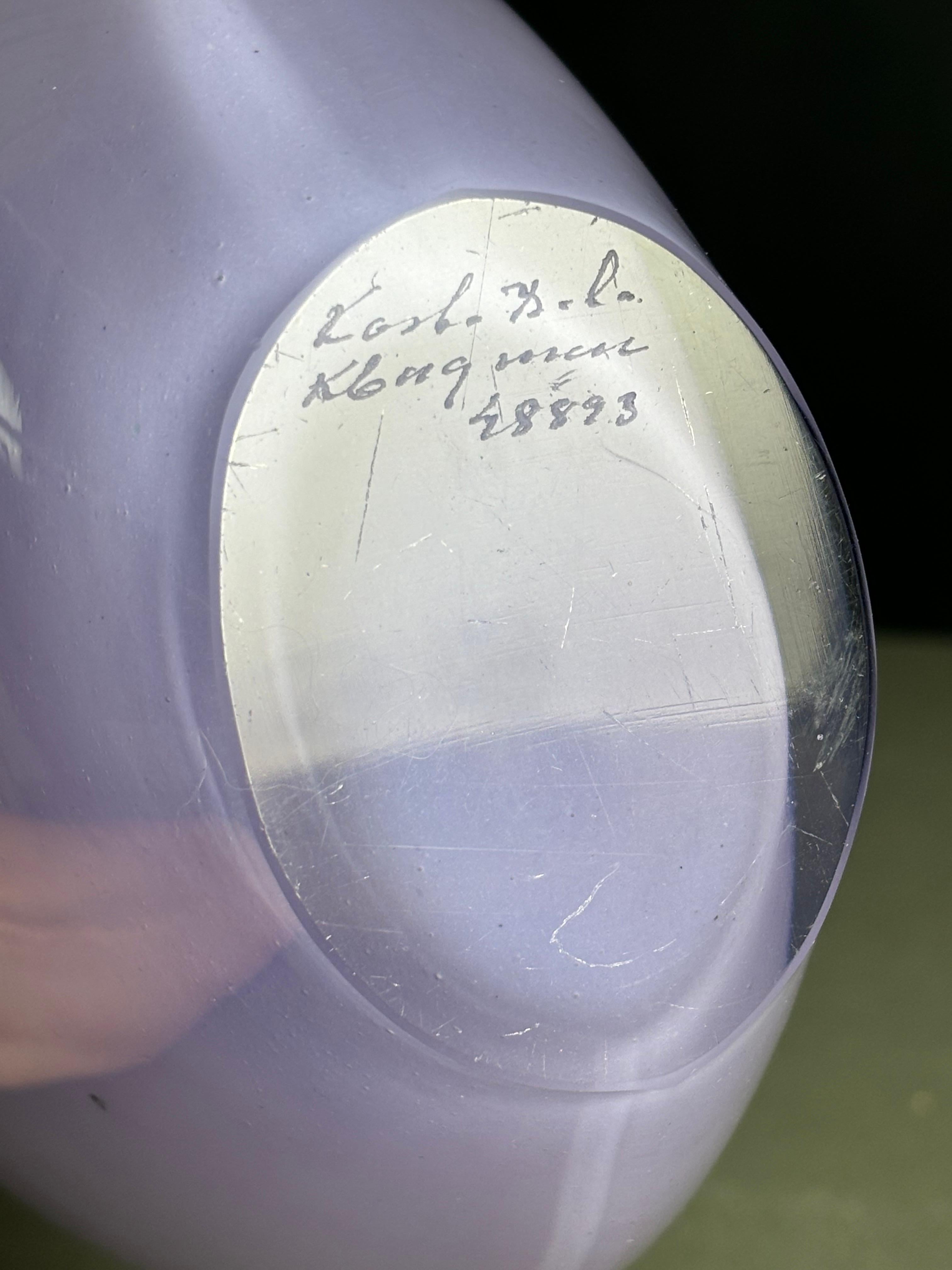 Large Lilac Kosta Boda Art Glass Vase by Kjell Engman, 1980s For Sale 2