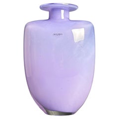 Large Lilac Kosta Boda Art Glass Vase by Kjell Engman, 1980s
