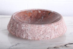 Large Limestone Bowl by Giancarlo Cacciatori