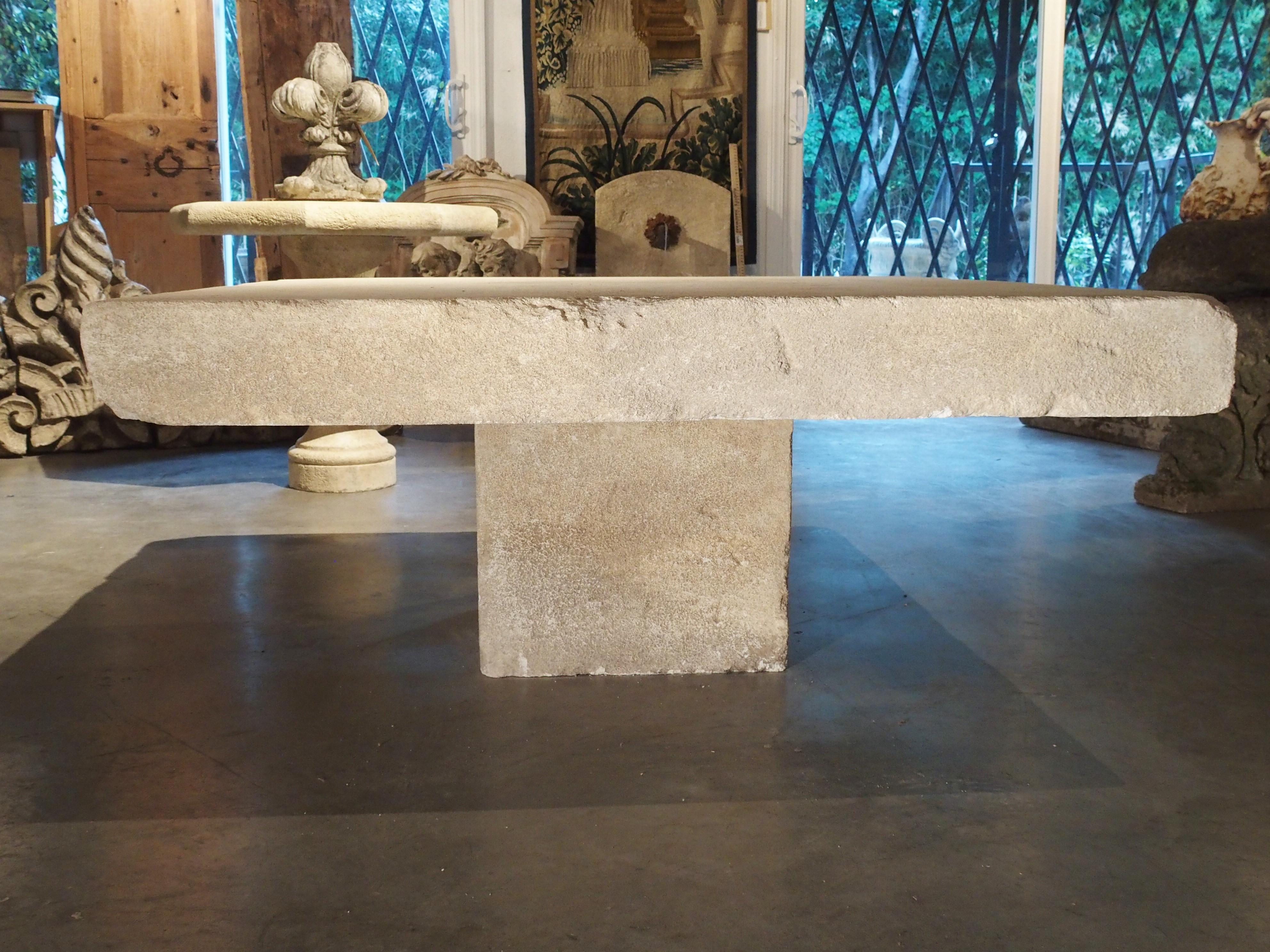 lime stone table