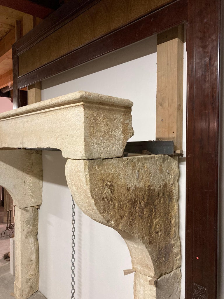 Large Limestone Fireplace Mantel For Sale at 1stDibs limestone outdoor fireplace