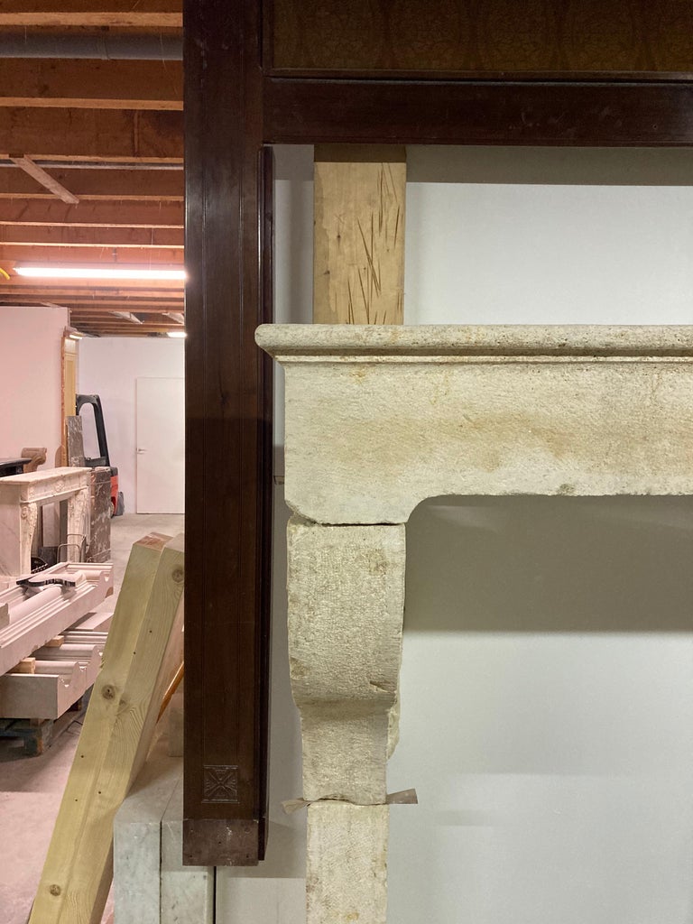 Large Limestone Fireplace Mantel For Sale at 1stDibs limestone outdoor fireplace
