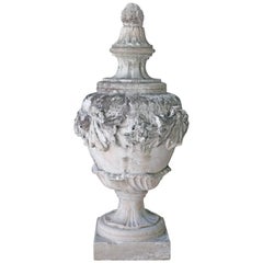 Large Limestone Ornamental Urn