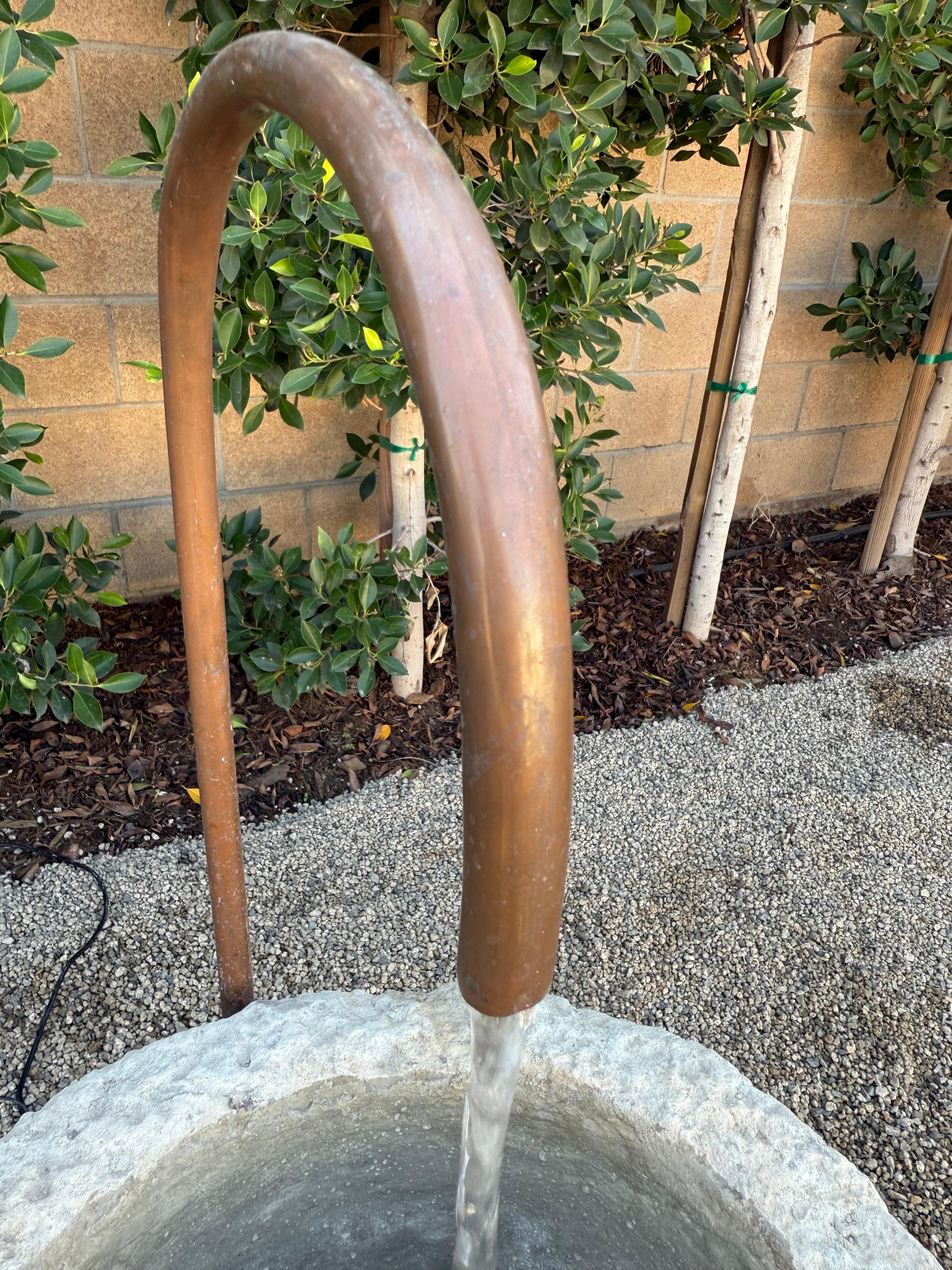 Large Limestone Trough Fountain For Sale 8