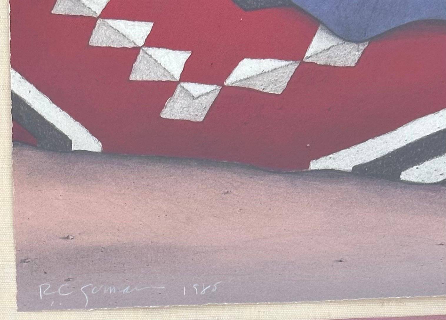 Large Limited Edition Signed Lithograph Entitled 