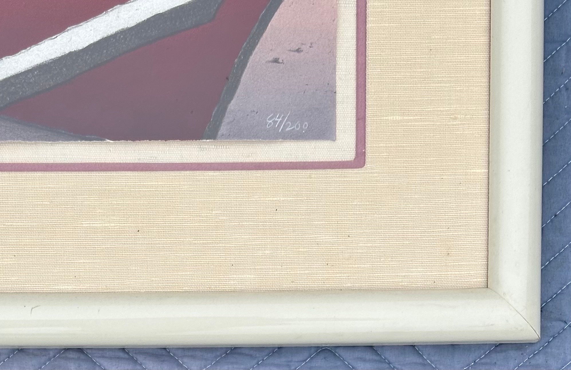 Large Limited Edition Signed Lithograph Entitled 