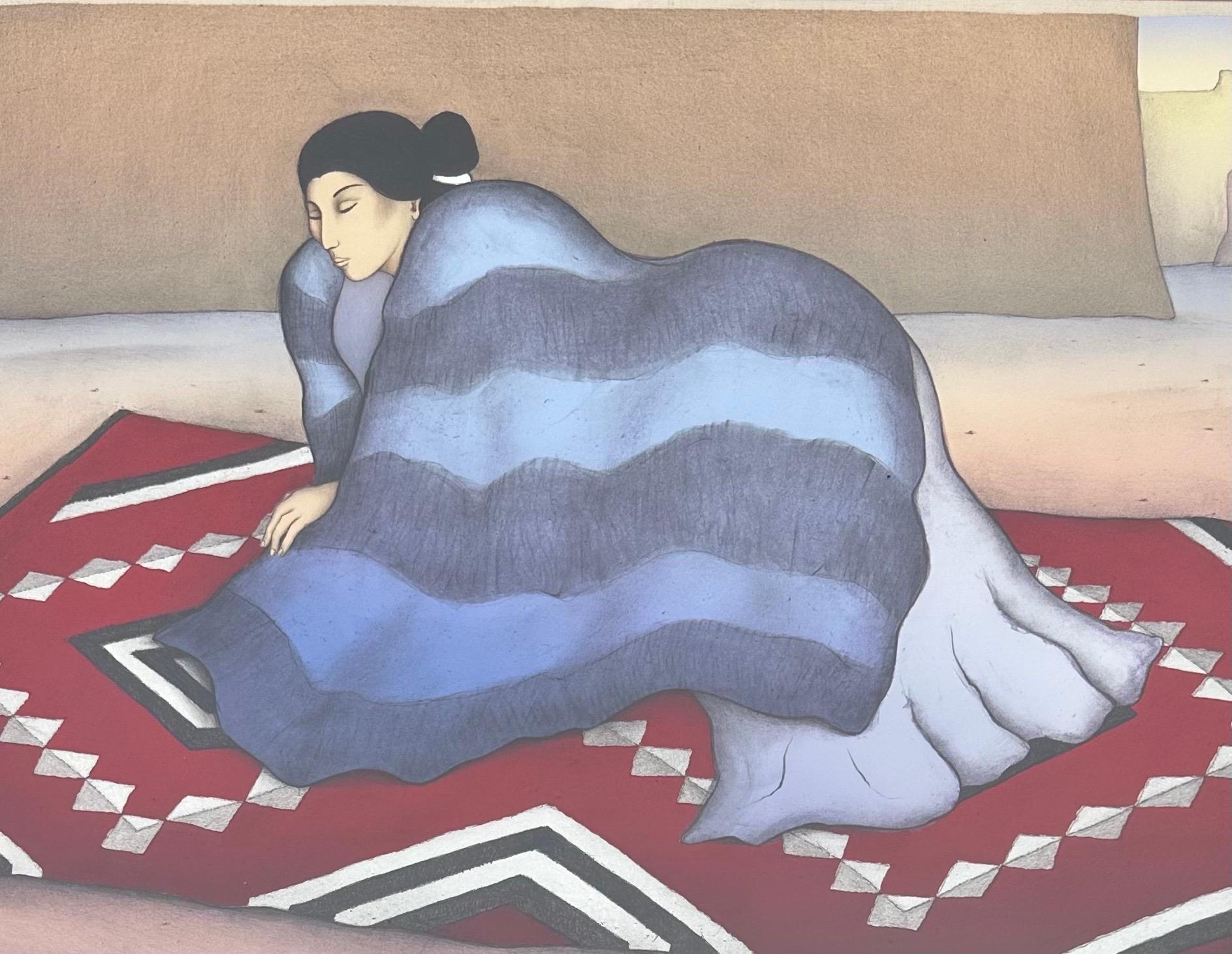 Large Limited Edition Signed Lithograph Entitled 